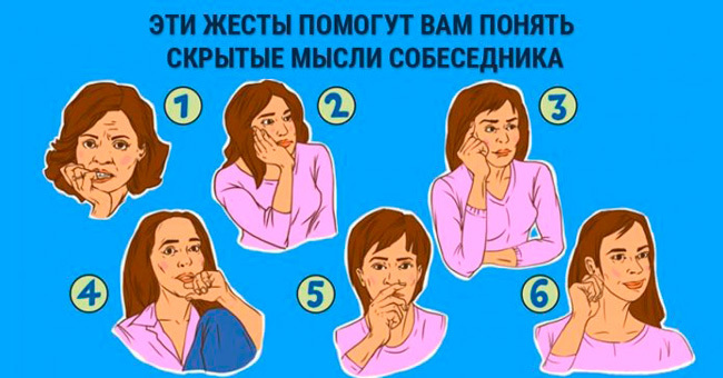 Короткий тест: Какой жест свидетельствует о том, что собеседник оценивает вас?