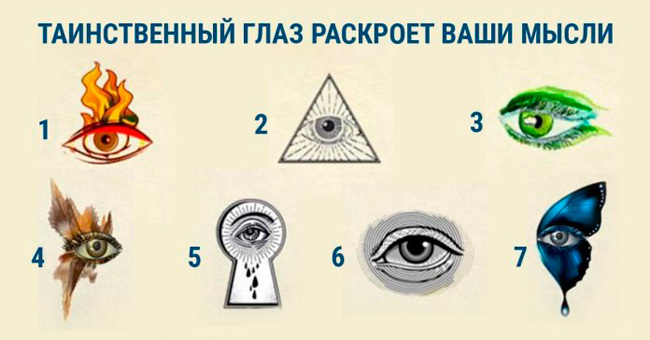 Короткий тест: Выберите глаз, который вам больше всего нравится